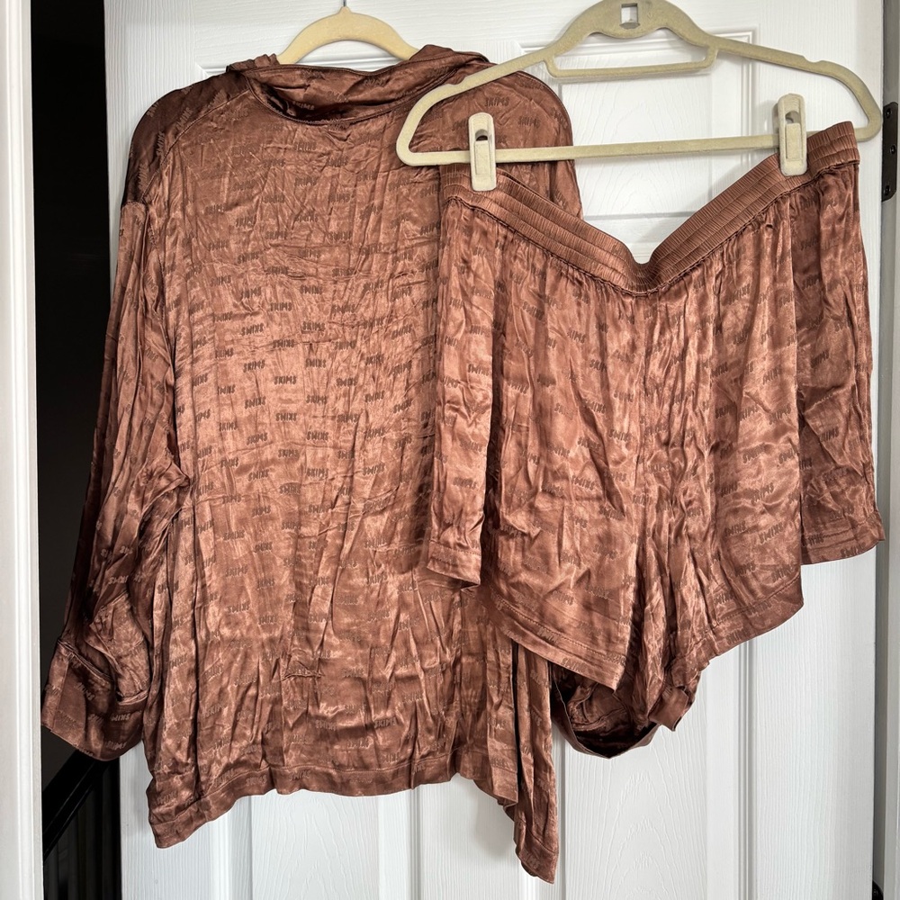 Skims Jacquard Silk Set - Picture 9 of 9